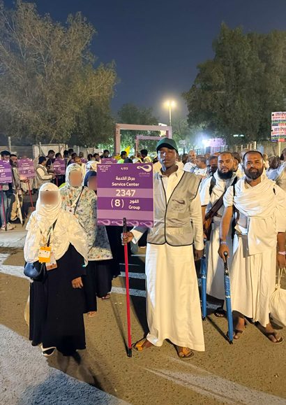 Hajj Pilgrims Staying in the Plains of Arafat